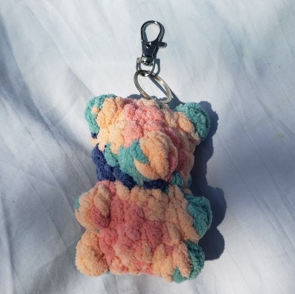 Gummy Bear Teddy Bear Key Ring Backpack Accessory - Picture 7 of 14